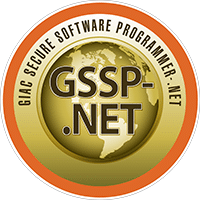 GIAC Secure Software Programmer-.net Logo